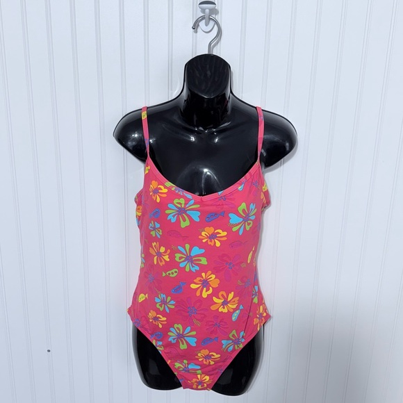 Fresh Produce women Floral Bodysuit - Pink and Yellow Size 12 - Picture 11 of 11